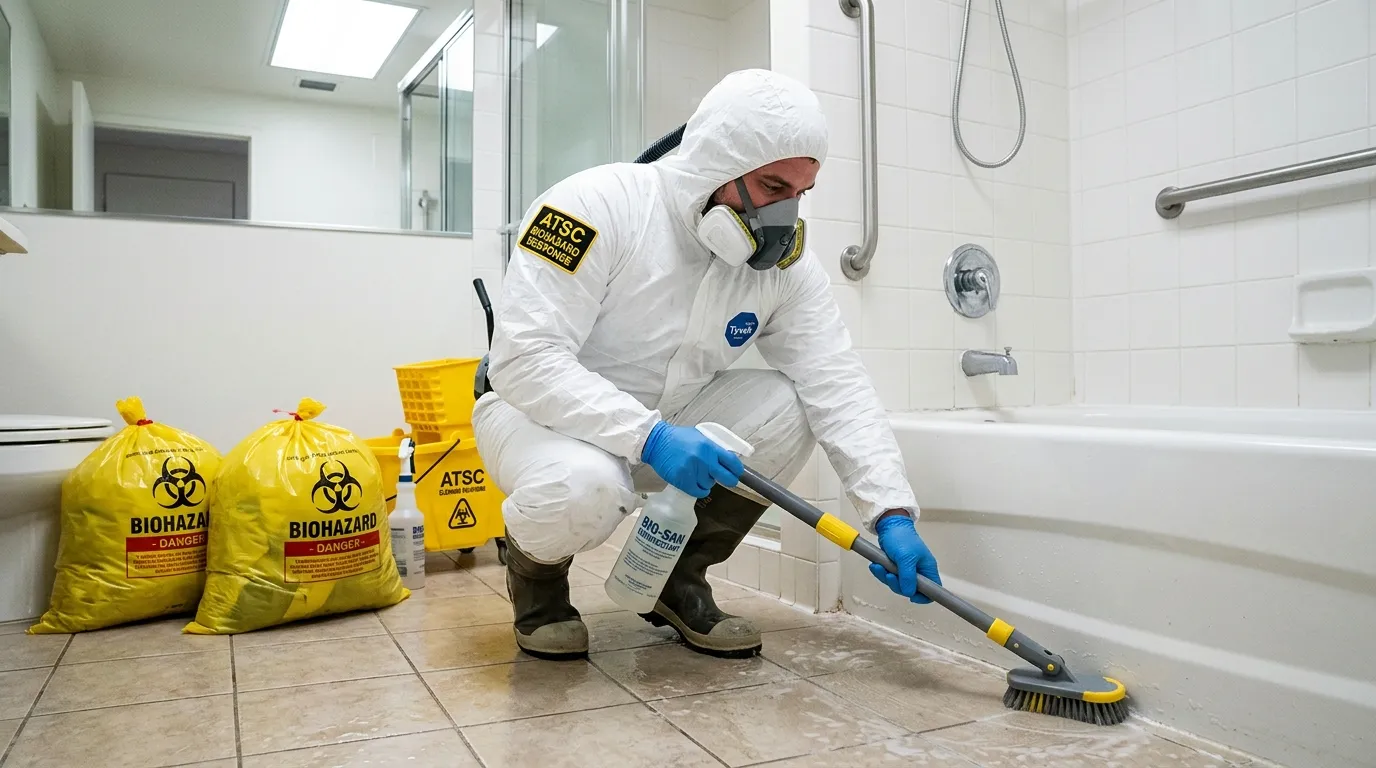 Decontamination equipment deployed for Blood Cleanup in Hanover Park